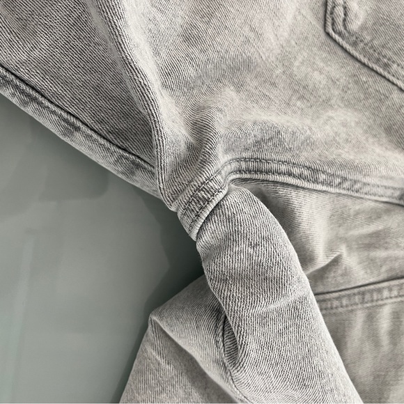 Old Navy High-Waisted Button-Fly Curvy O.G. Straight Cut-Off Jeans size 6 - Picture 15 of 16